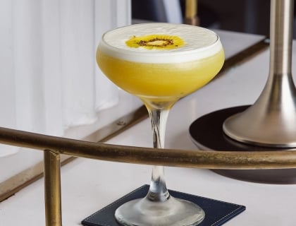 Cocktail in a coupe glass